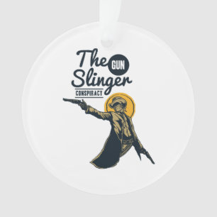the slinger gun conspiracy ornament