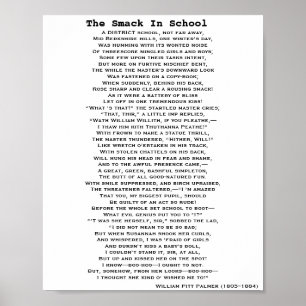 THE SMACK IN SCHOOL POEM poster