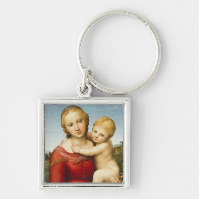 The Small Cowper Madonna, c.1505 (oil on panel) Key Ring (Front)