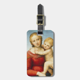 The Small Cowper Madonna, c.1505 (oil on panel) Luggage Tag