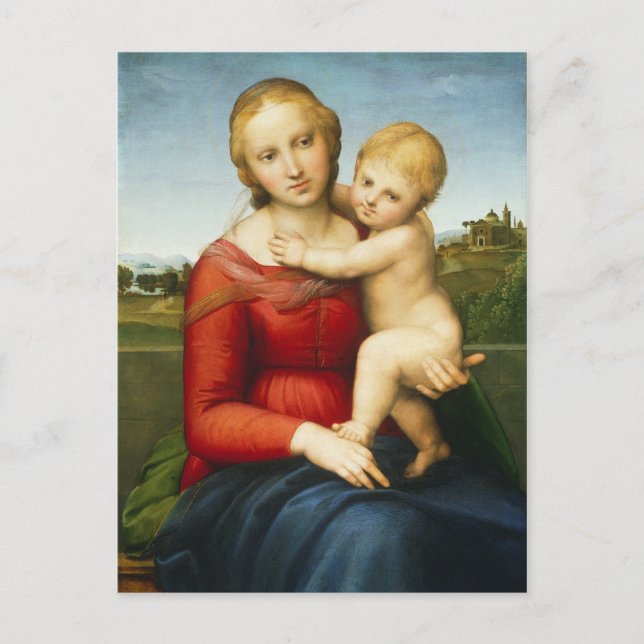 The Small Cowper Madonna, c.1505 (oil on panel) Postcard (Front)