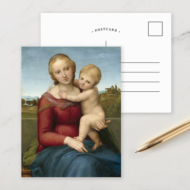 The Small Cowper Madonna | Raphael Postcard (Creator Uploaded)
