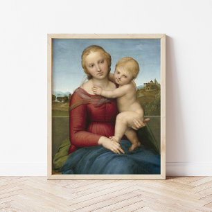 The Small Cowper Madonna   Raphael Poster