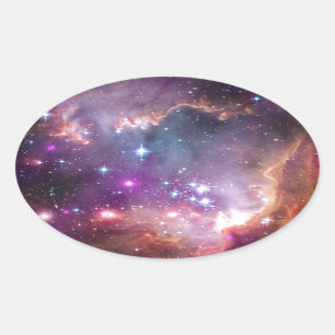 The Small Magellanic Cloud Oval Sticker