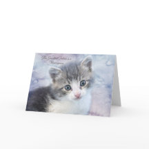 The Smallest Feline Note Card