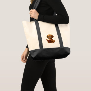  The Smart Dog from the Future  Tote Bag