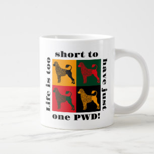 The smart Portuguese water dog  Large Coffee Mug