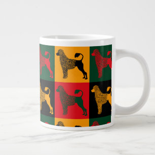 The smart Portuguese water dog Large Coffee Mug