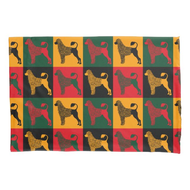 The smart Portuguese water dog  Pillowcase (Front)