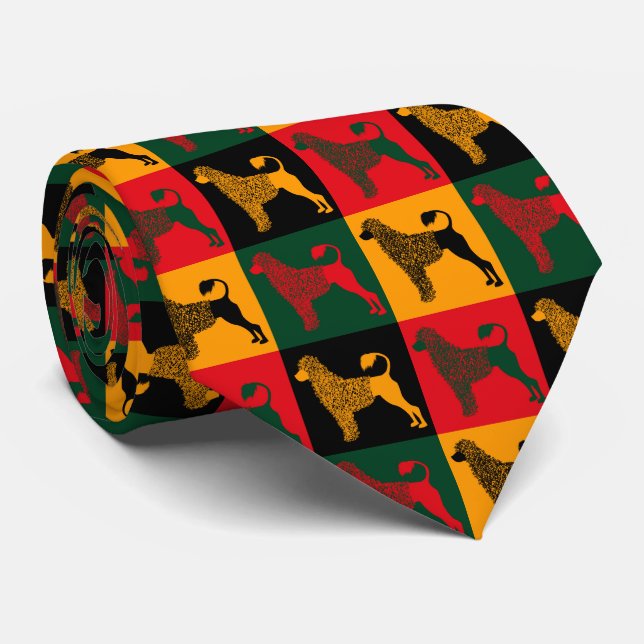 The smart Portuguese water dog  Tie (Rolled)