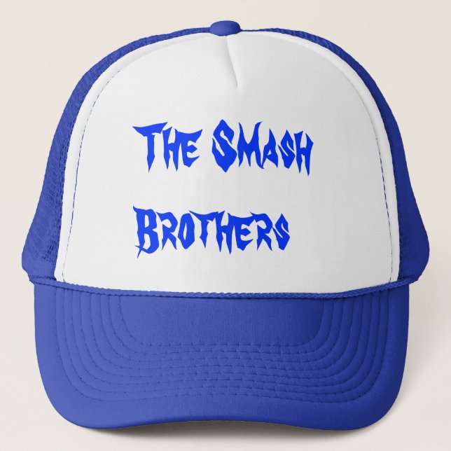 The Smash brothers Trucker snapback Hat (Front)