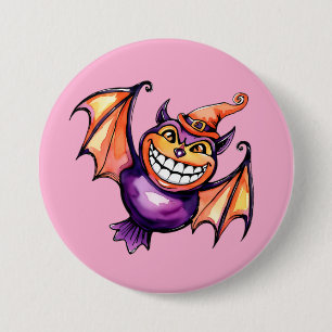 The Smiling Bat 7.5 Cm Round Badge