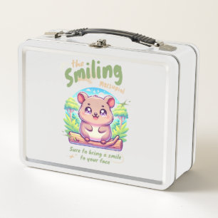 The Smiling Marsupial Cute Animal Metal Lunch Box