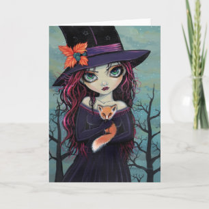 The Smirking Fox Witch and Red Fox Card