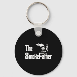The Smoke Father Grilling Bbq Fathers Day Key Ring