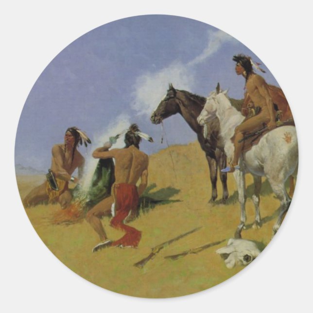 The Smoke Signal Classic Round Sticker (Front)