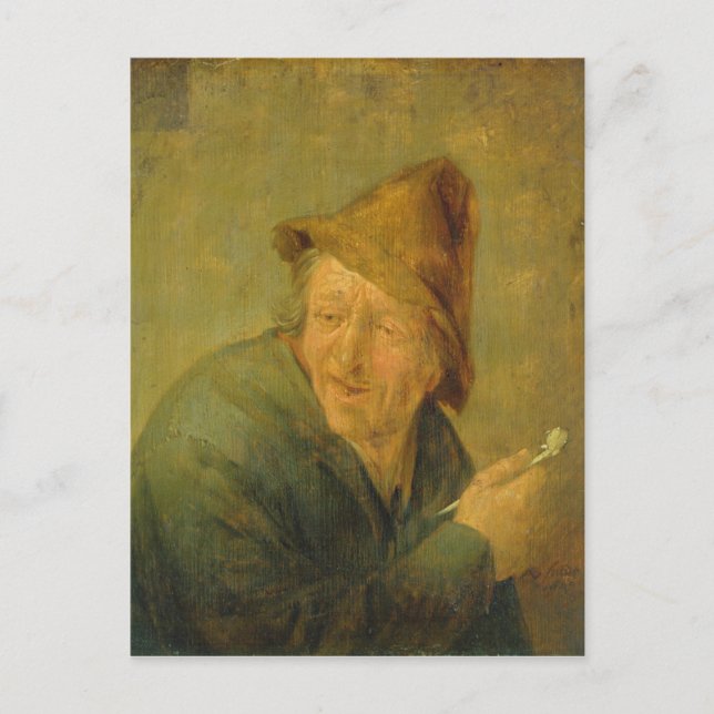 The Smoker, 1640 Postcard (Front)