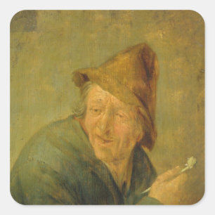 The Smoker, 1640 Square Sticker