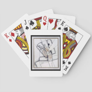 The Smoker, 1912 (charcoal & red chalk on paper) Playing Cards