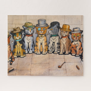 The Smoking Cats by Louis Wain Jigsaw Puzzle