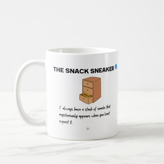 The Snack Sneaker Coffee Mug (Left)