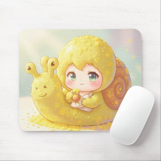 The Snail and the Magic of the Petals.1 Mouse Pad