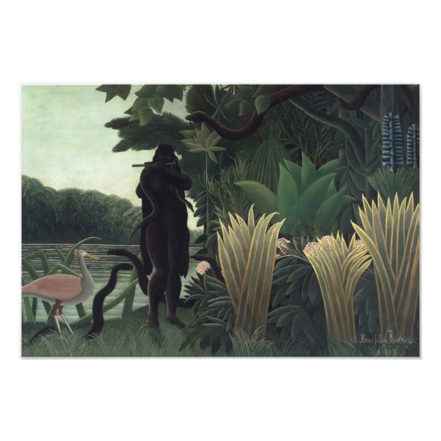 The Snake Charmer by Henri Rousseau Photo Print (Front)