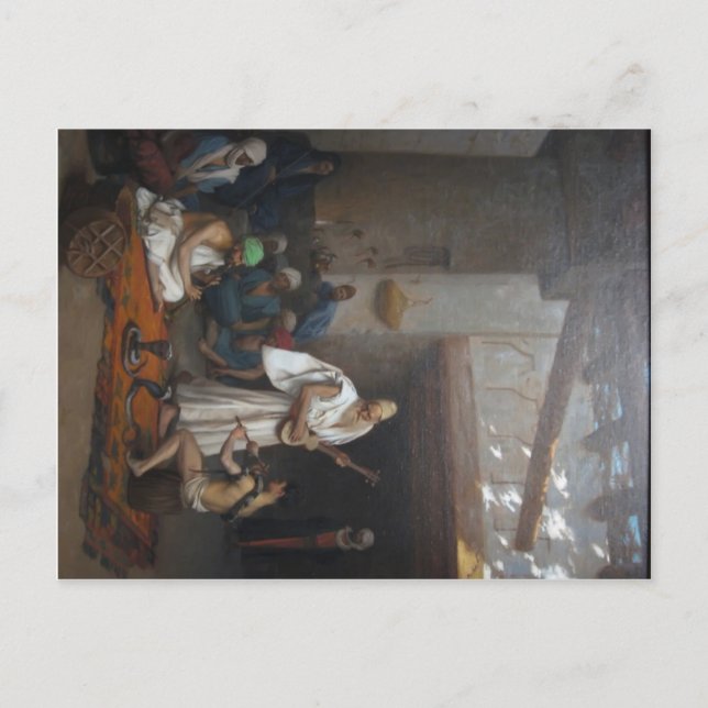 The Snake Charmer by Jean-Leon Gerome Postcard (Front)