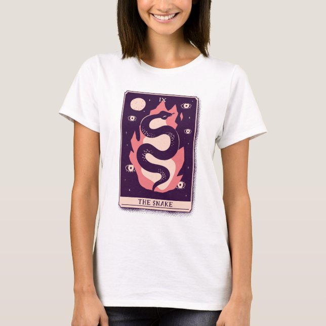 The Snake Tarot Card T-Shirt (Front)