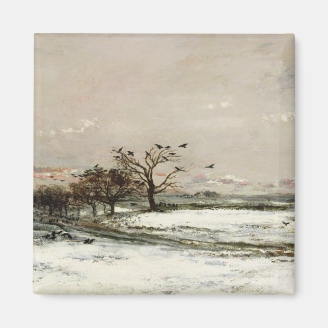 The Snow, 1873 Magnet (Front)