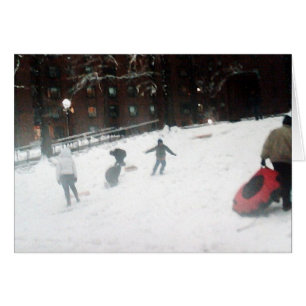'The Snow Day' Holiday Card - Season's Greetings