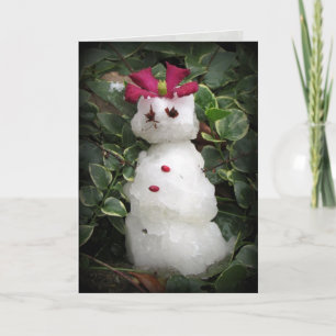 The Snow Lady's Christmas (Design 2) Holiday Card