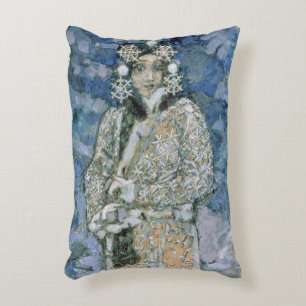 The Snow Maiden, a sketch for the Opera Decorative Cushion