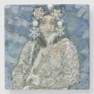 The Snow Maiden, a sketch for the Opera Stone Coaster