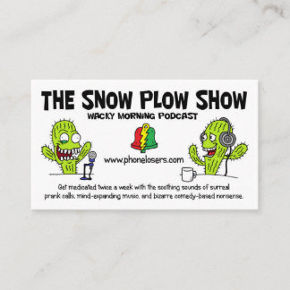 The Snow Plough Show Business Cards