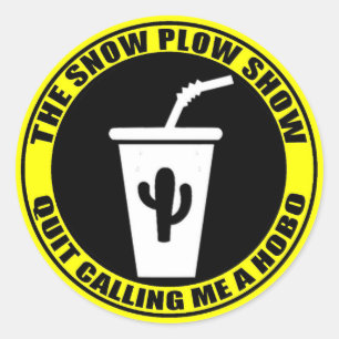 The Snow Plough Show Classic Round Sticker