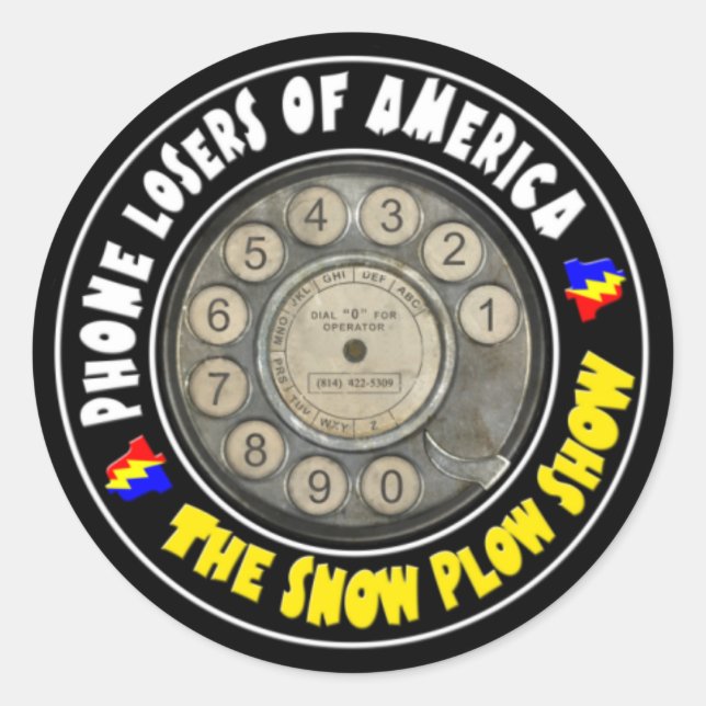 The Snow Plough Show Sticker (Front)