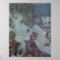 the snow queen by Edmund Dulac
