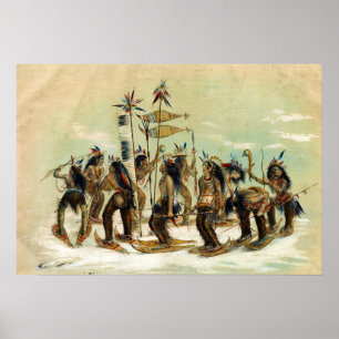 The Snow-Shoe Dance to Thank the Great Spirit Poster