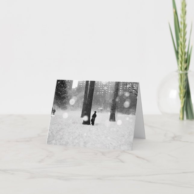 'The Snow Storm' Card - Happiness/Good Times (Front)