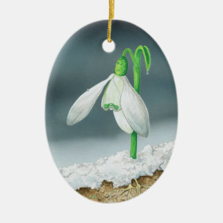 The Snowdrop Ceramic Ornament