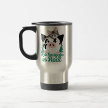 The Snuggle Is For Real - Juggling Daisies Mug