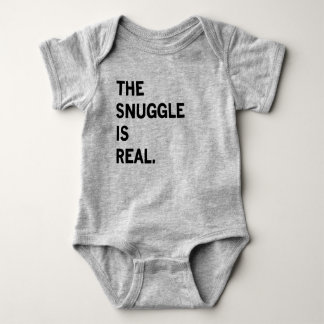 The Snuggle is Real Baby Romper Bodysuit