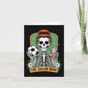 The Soccer Mum Tarot Card Skeleton Game Day Proud