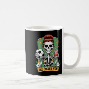 The Soccer Mum Tarot Card Skeleton Game Day Proud Coffee Mug