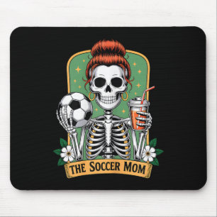 The Soccer Mum Tarot Card Skeleton Game Day Proud Mouse Pad