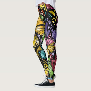 The Social Butterfly Pop Fashion Leggings