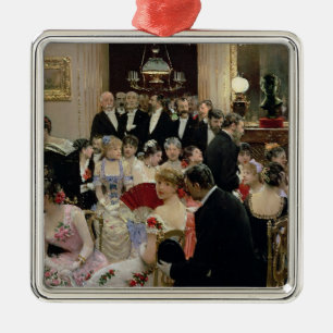 The Soiree, c.1880 Metal Ornament