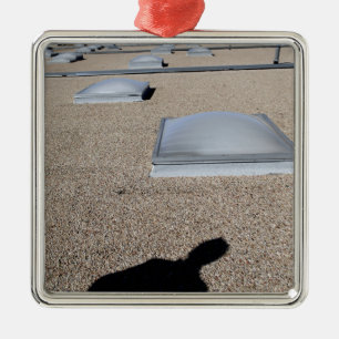 The solar day lighting system metal ornament