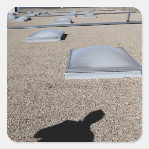 The solar day lighting system square sticker